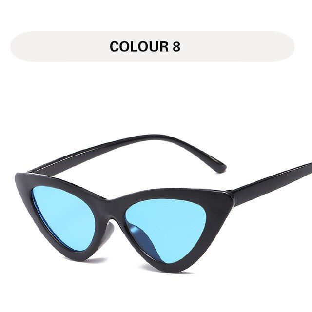 C8LONSY 2018 Fashion Cat Eye Sunglasses Women Brand Designer Lady Sun Glasses For Female Vintage Shades Eyewear Gafas UV400