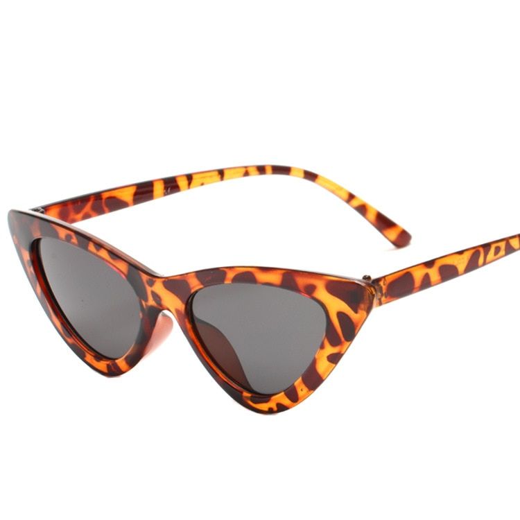 C21LONSY Fashion Cute Ladies Cat Eye Sunglasses Women Vintage Retro Small Triangular Cateye Glasses Female Oculos De Sol UV400