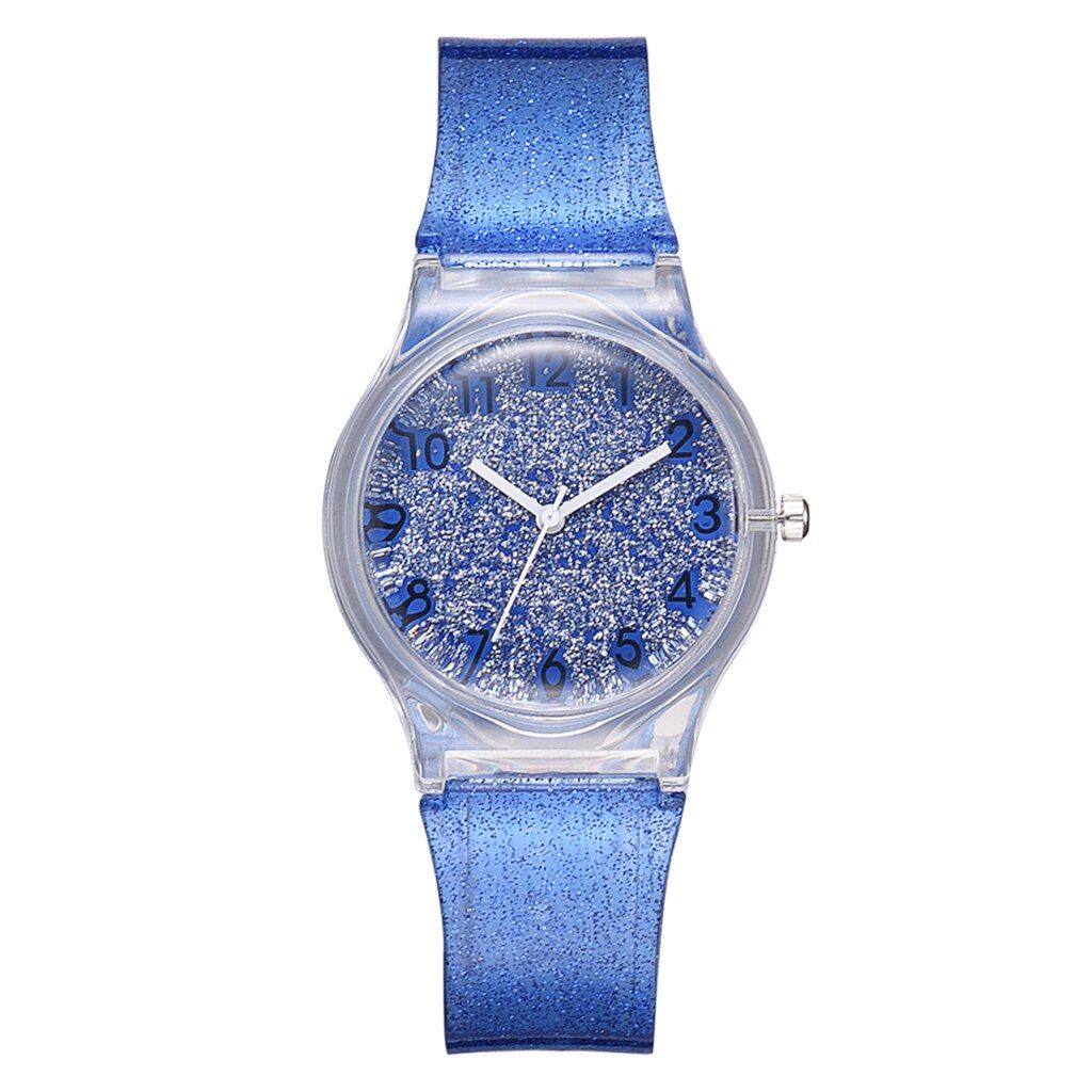 2020  Luxury Brand Women Silicone Watches Simple Starry Sky Dress Watch Fashion Casual Waterproof Bracelet Quartz Wristwatch