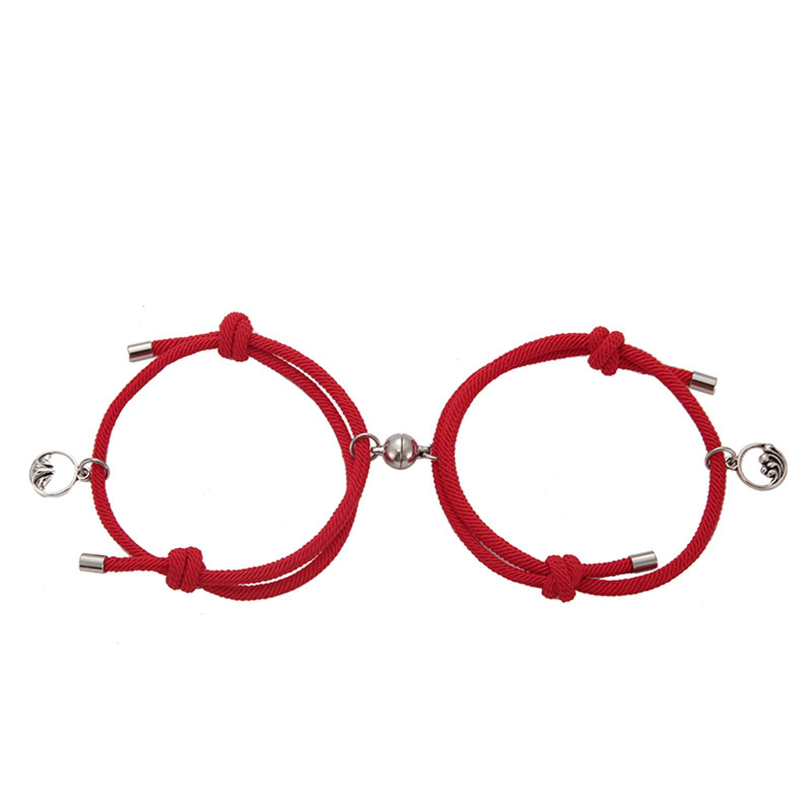Unisex Bracelets Lightweight All Match Round Pendant Bracelets