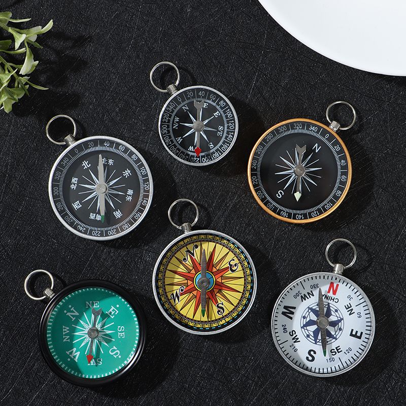 Mini Hiking Camping Aluminum Outdoor Emergency Compass Navigation Wild Tool