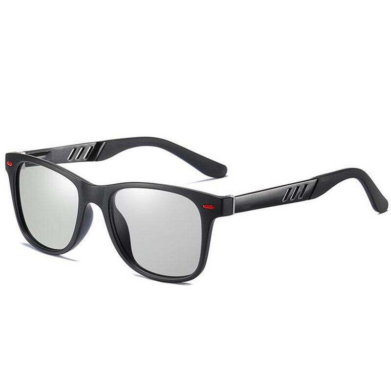 matte black frameSquare Photochromic Day Night Sunglasses Men Women Polarized Chameleon Driving Sun Glasses Male oculos gafas de sol
