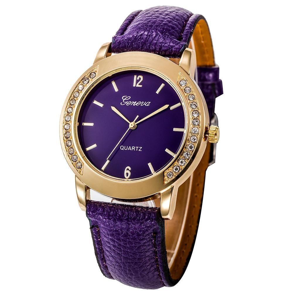 【BestGO】Men Simple Business Quartz Analog Casual Wrist Watch Leather