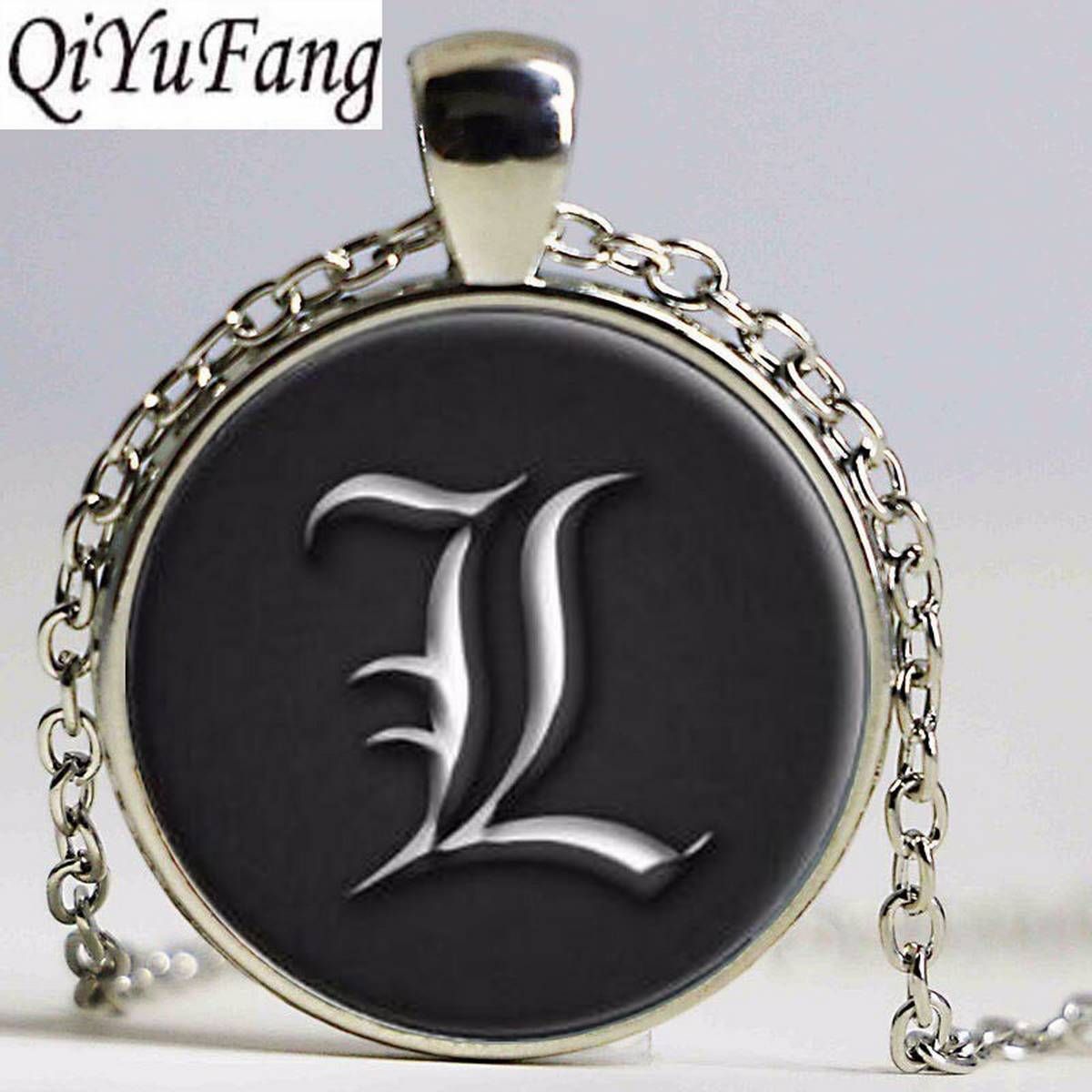 QiYuFang Anime Death Note Pocket Watch Pendant Necklace Jewelry Black Death Book Chain Gift Men Necklaces Women Watch Time Toy