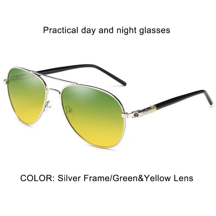 Psacss Classic Pilot Photochromic Sunglasses Men Driving Clear Polarized Lens Sun Glasses Male Vintage Brand Sunglass Oculos UV