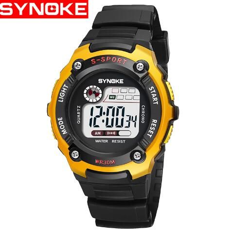 SYNOKE  Digital Children Watch Electronic Child Sport Wrist Watch Digital-watch for Girl Boy Kids Watches Girls Boys Clock