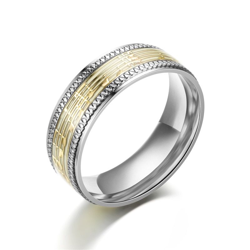 Fashion  Stainless steel  Heart Shape Luminous Ring Glowing In Dark Couple Rings For Friends Gift G-037