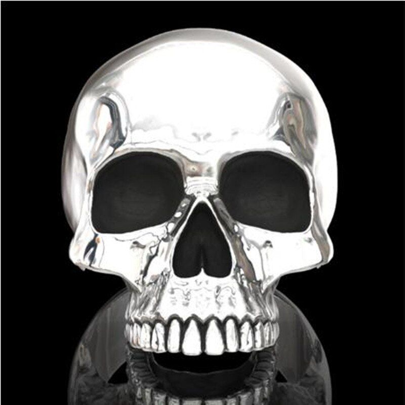 7 Style New Modern Punk Men Skull Rings Personality Design High Polished Skull Rings Men Gothic Motorcycle Rock Jewelry Wholesal