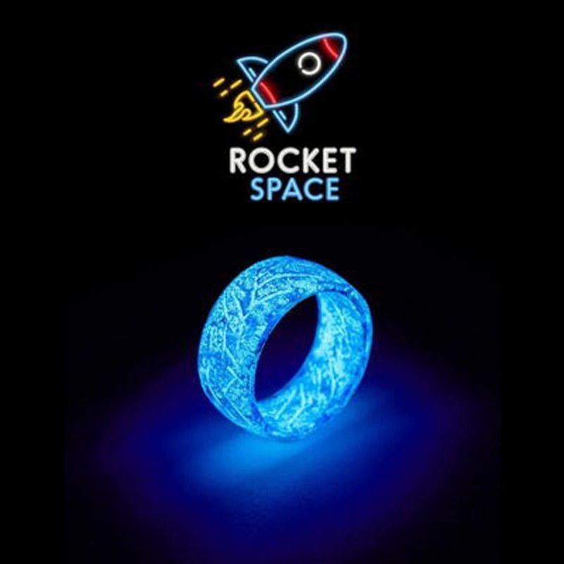 3UMeter New Design Luminous Ring Finger Ring Fashion Multicolor Men Rings Romantic Glow Ring For Women And Men Ring Gift