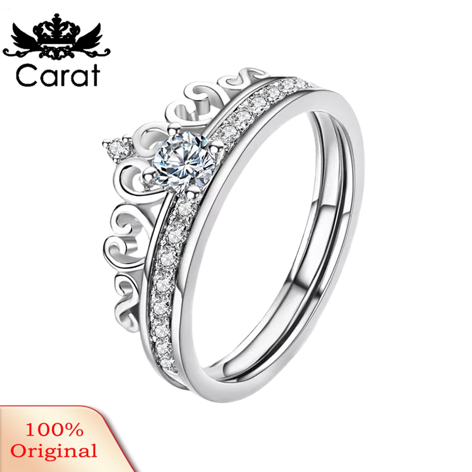 Jewelry cessory Comforle Dethable Crown Ladies Ring