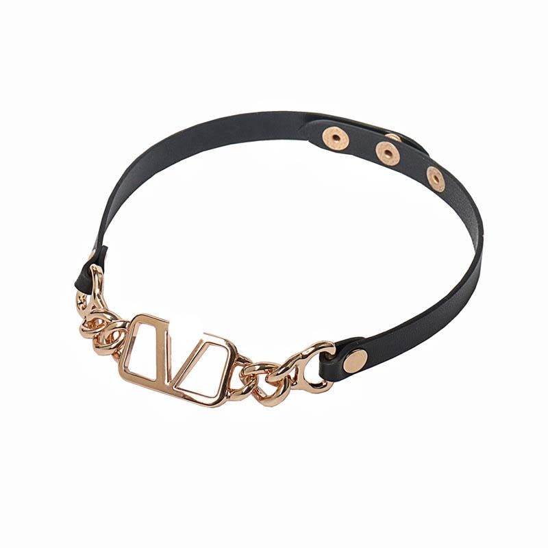 D&D Fashion Leather Pendant Necklaces OL V Handmade Ethnic Tribal Punk Necklaces For Women Style Soft Leather Jewellery