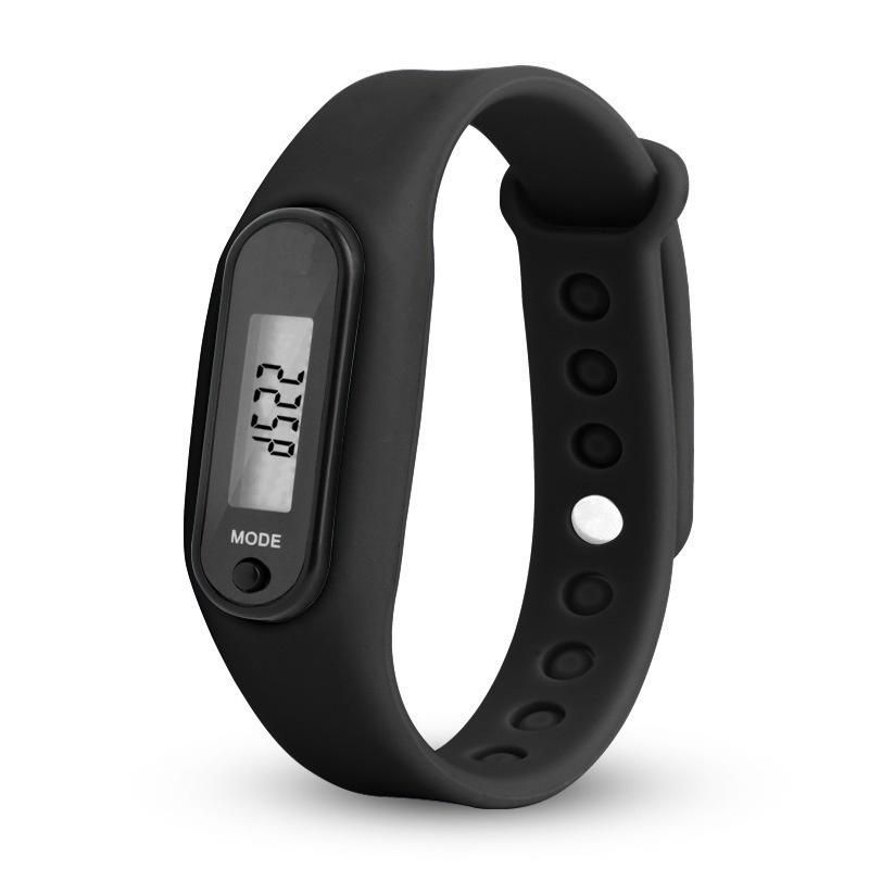 Silicone Wristband Multifunctional Promotional Pedometer Watch