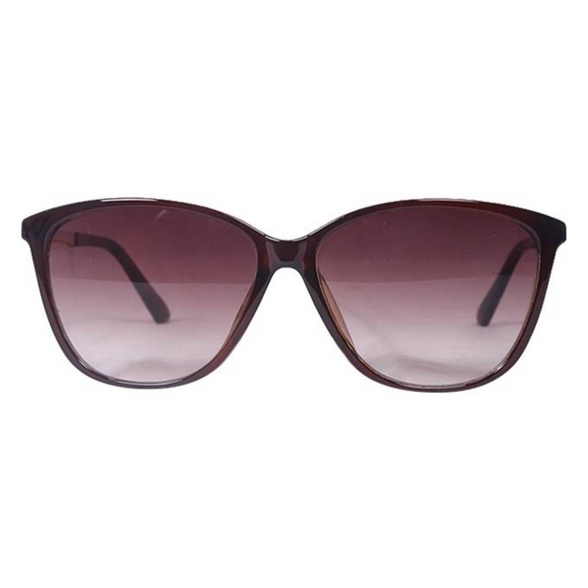 Golden and Brown Polycarbonate Sunglasses for Men