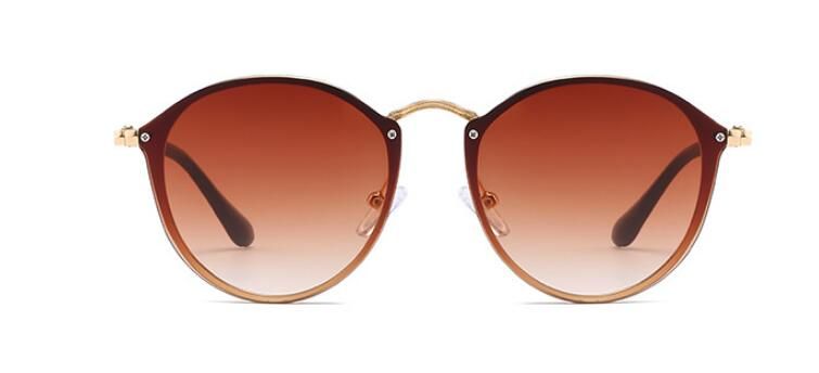 C32020 Brand Designer Cat eye Sunglasses Women Vintage Metal Reflective Glasses For Women Mirror Retro Oculos De Sol Gafas