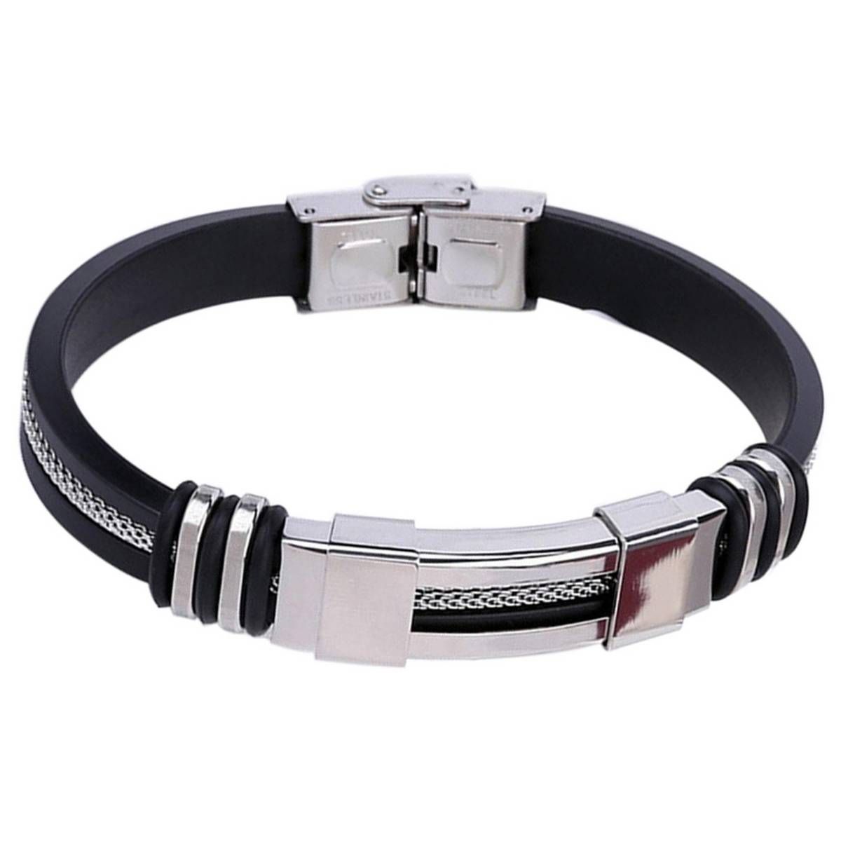 Fashion Stainless Steel Men Bracelet Jewelry Bangle Wrist Band Party Decoration