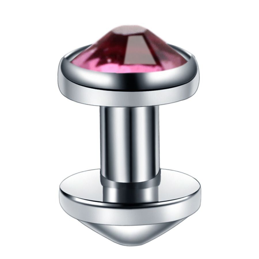 G23 Titanium Crystal Dermal Anchor Top CZ Gem Piercing Hide-in Skin Diver Micro Dermal Piercings Body Jewelry