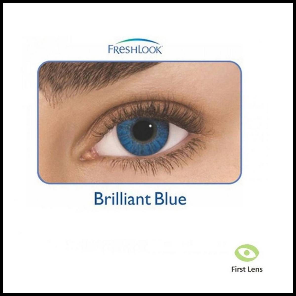 Freshlook Brilliant Blue contact lens