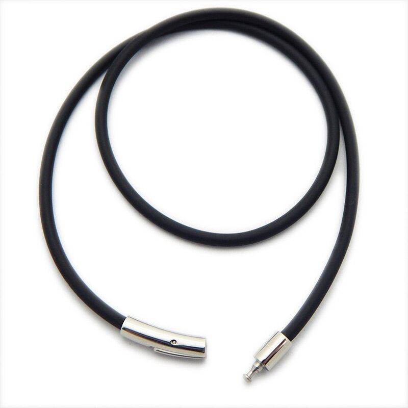 New Simple Black Leather Necklace Long Rope Cord String Pendant Necklaces Making Bayonet Clasps Jewelry For Man and Women