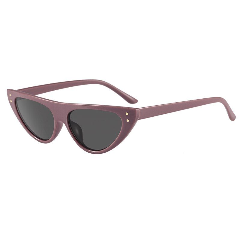 C4WUE Oversize cat Eyewear Vintage Sun Glasses Fashion Woman cat eye Sunglasses Brand Designer Sunglasses Cool red Female