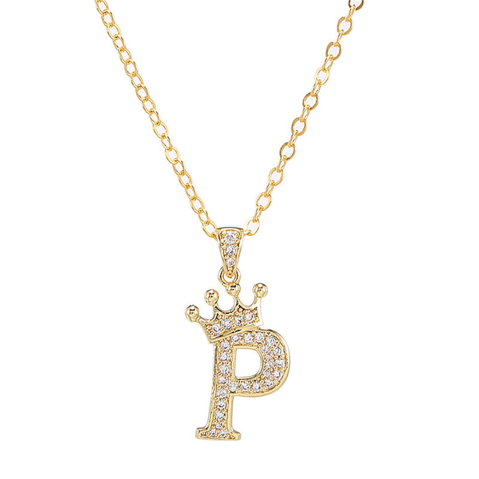 Women Neckle Rhinestone Rhinestone Women Letter Neckle