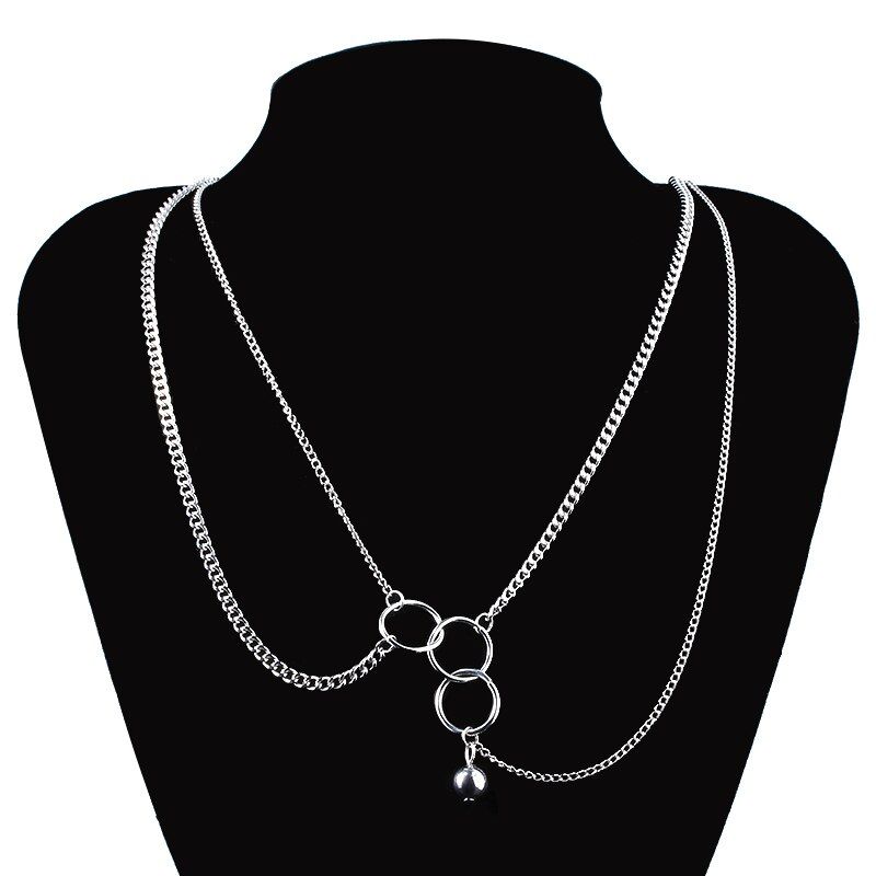 Punk Style Thorns Choker Necklace Chain Streetwear Barbed Wire Brambles Flame Pendant Necklace Jewelry Can Be Trousers Chain