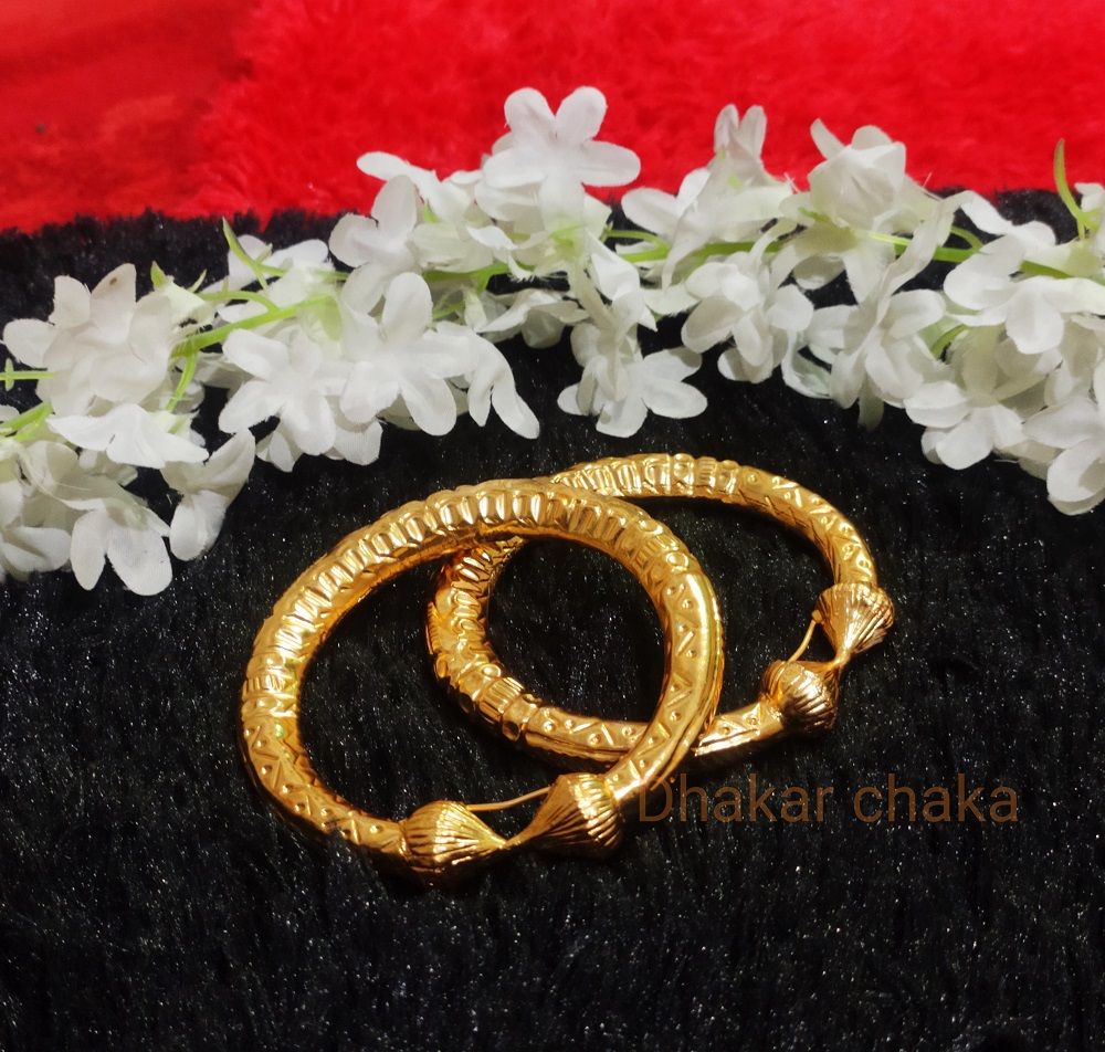 (5 years seller guranty ) Indian Gold Plated Bangles / Bala / Ruli 2 pcs