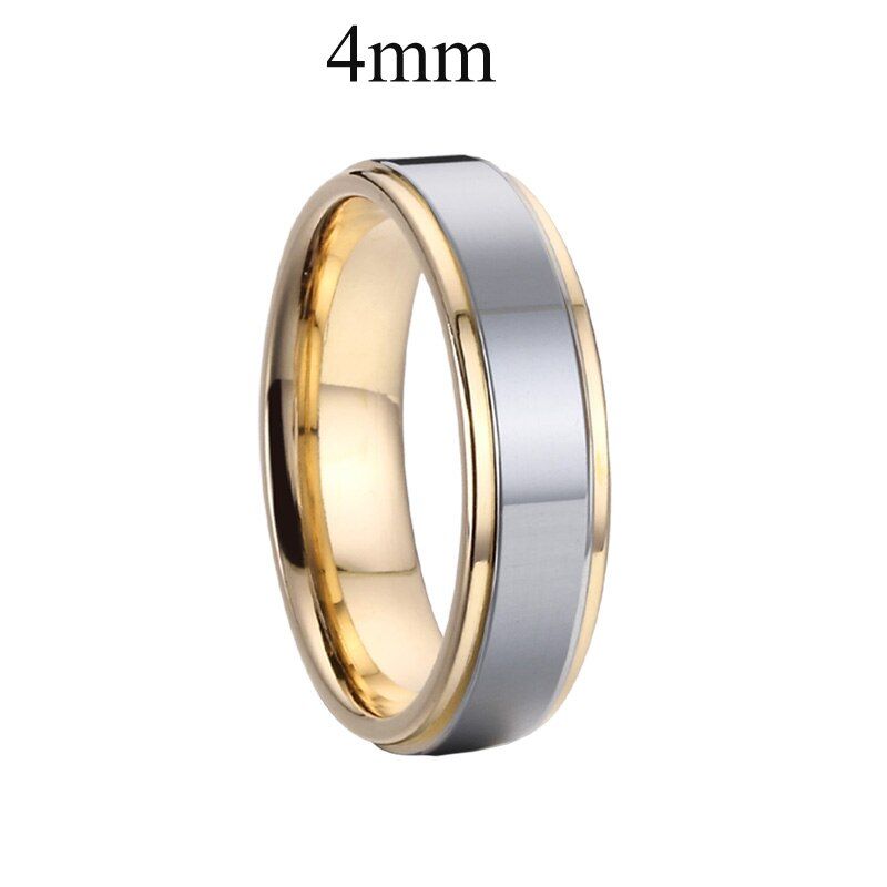 Love Alliances Classic Marriage promise wedding rings set for couples men and women gift titanium stainless steel jewelry