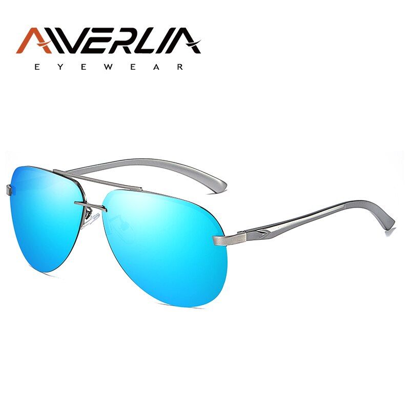 C4BlueAIVERLIA Polarized Sunglasses Men Classic Design Male Sunglasses Male Glasses Eyewear Oculos Gafas De Sol Shades UV400 AI56