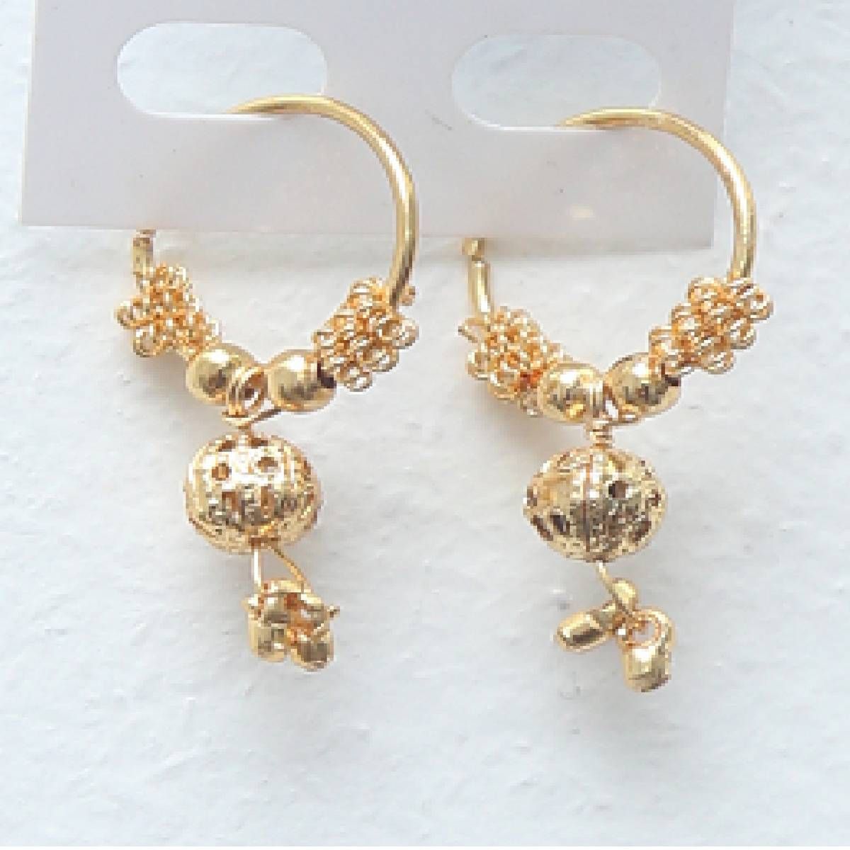 Gold Palated Earnings for And Girl Women