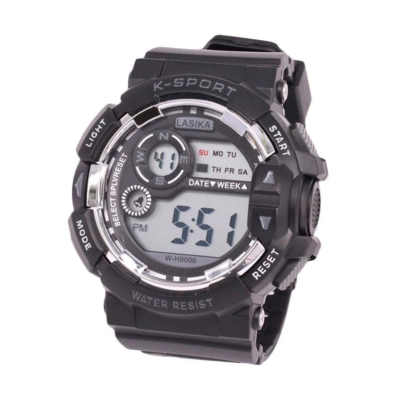 Lasika W-H9006 Water Resistance/ Waterproof Silicon Digital Watch For Men With Lasika Box -  Watch For Men