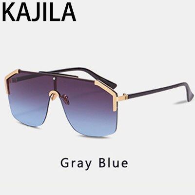 Gray BlueNew Arrival 2019 Square Sunglasses women fashion Shade For Woman Anti-ultraviolet sun Glasses gafas de sol mujer 0291