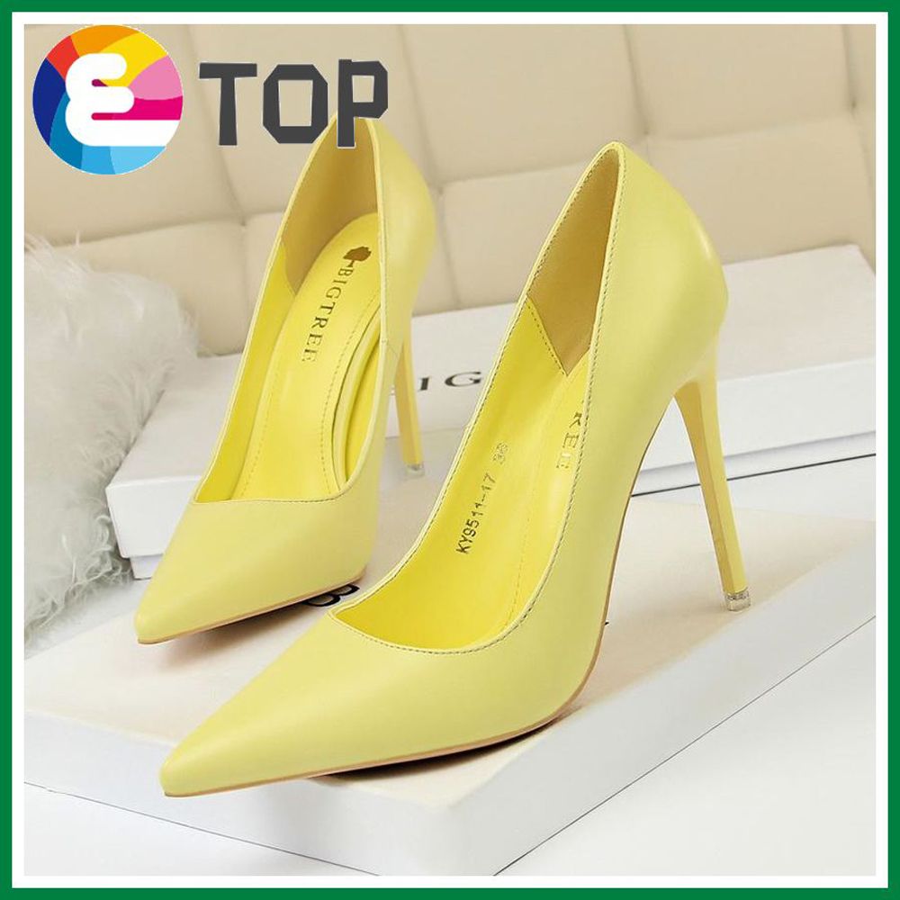 NEW Fashion 4.13 inches High Heels Shoes for Women White Pumps Ladies Stiletto High Heeled Sandals Woman Casual Party Shoes Big Size 34-43
