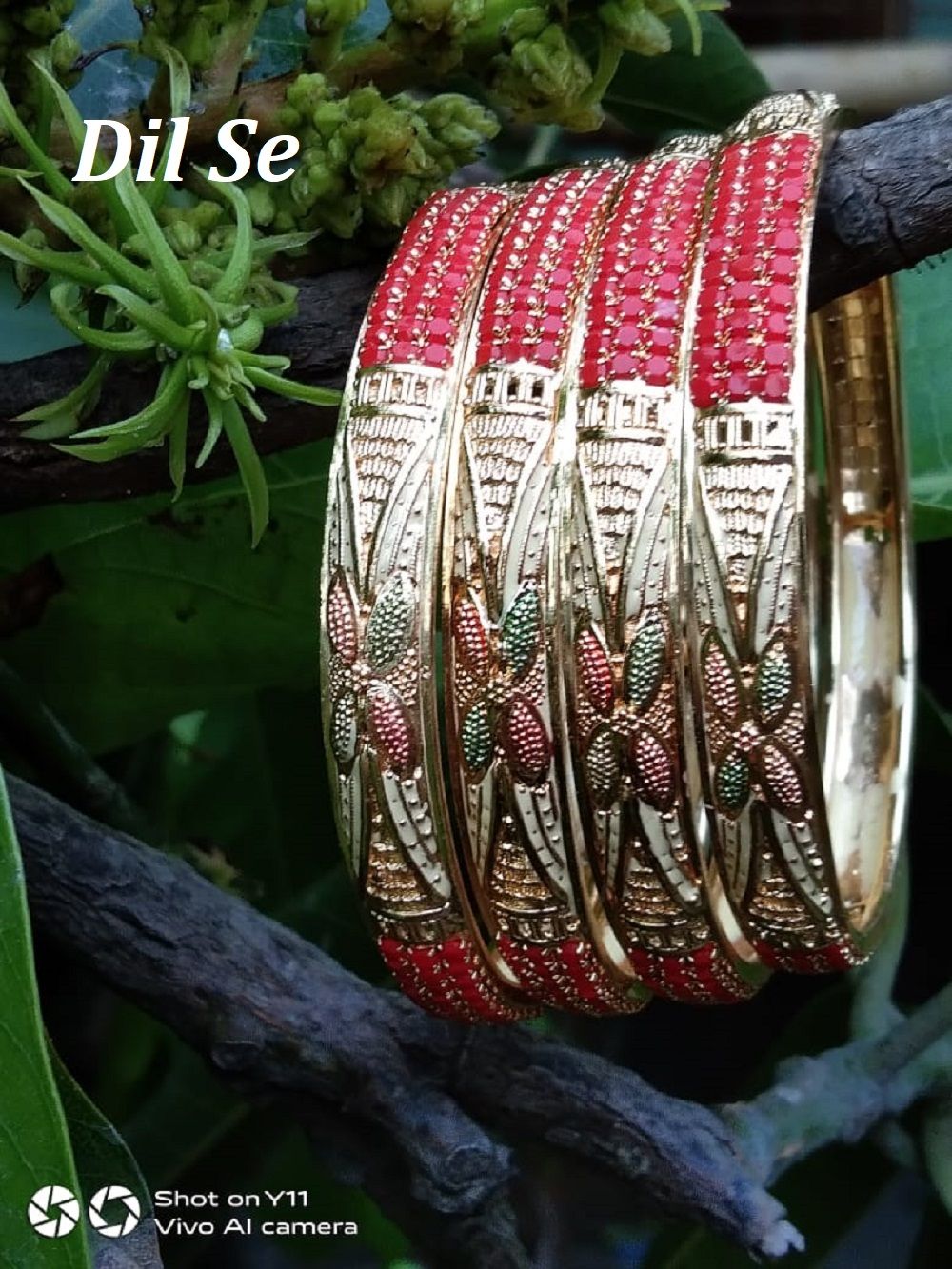 Gorgeous Metal Bangles Set churi-bracelate for Women(2 pcs)