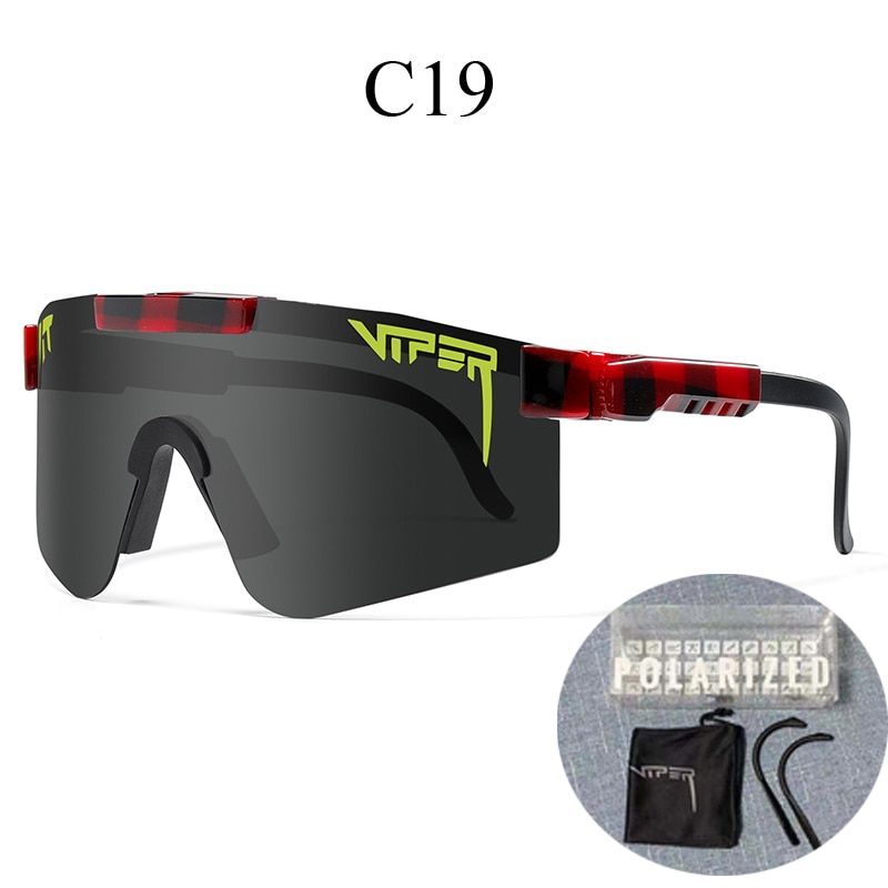 PIT VIPER  Designer Sunglasses Men larized Male Sun Glasses Fishing Goggles Women Retro Vintage UV400 Eyewear-C19-Orial Box