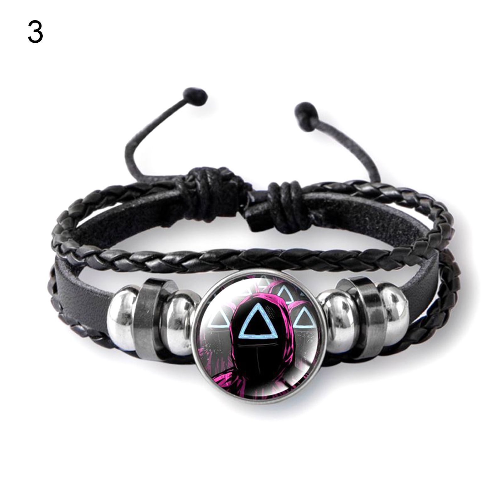 Stylish Bracelet Eye-catching Squid Game Themed DIY Bead Bracelet