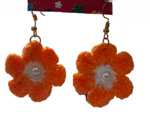 Ear ring for women /girl ( কুশি কাটার হাতের কাজ করা )