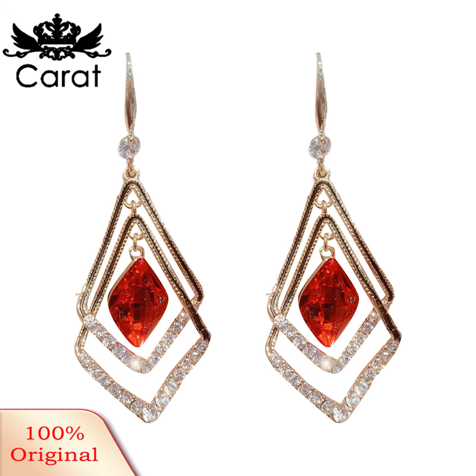 Hook Earrings Shiny Sparkling Bright Luster Hook Earrings
