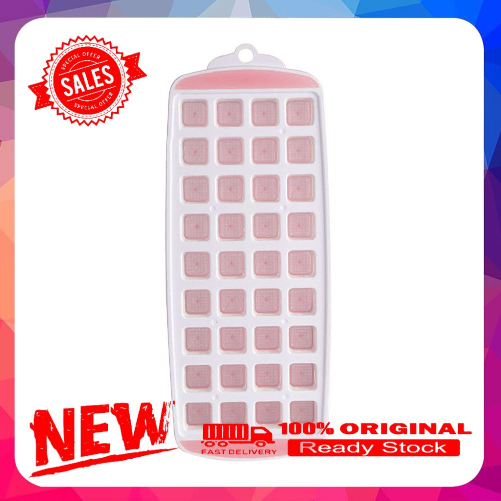 Silicone 21/36 Grids Ice Cube Making Tray Mold DIY Jelly Juice Mould with Lid