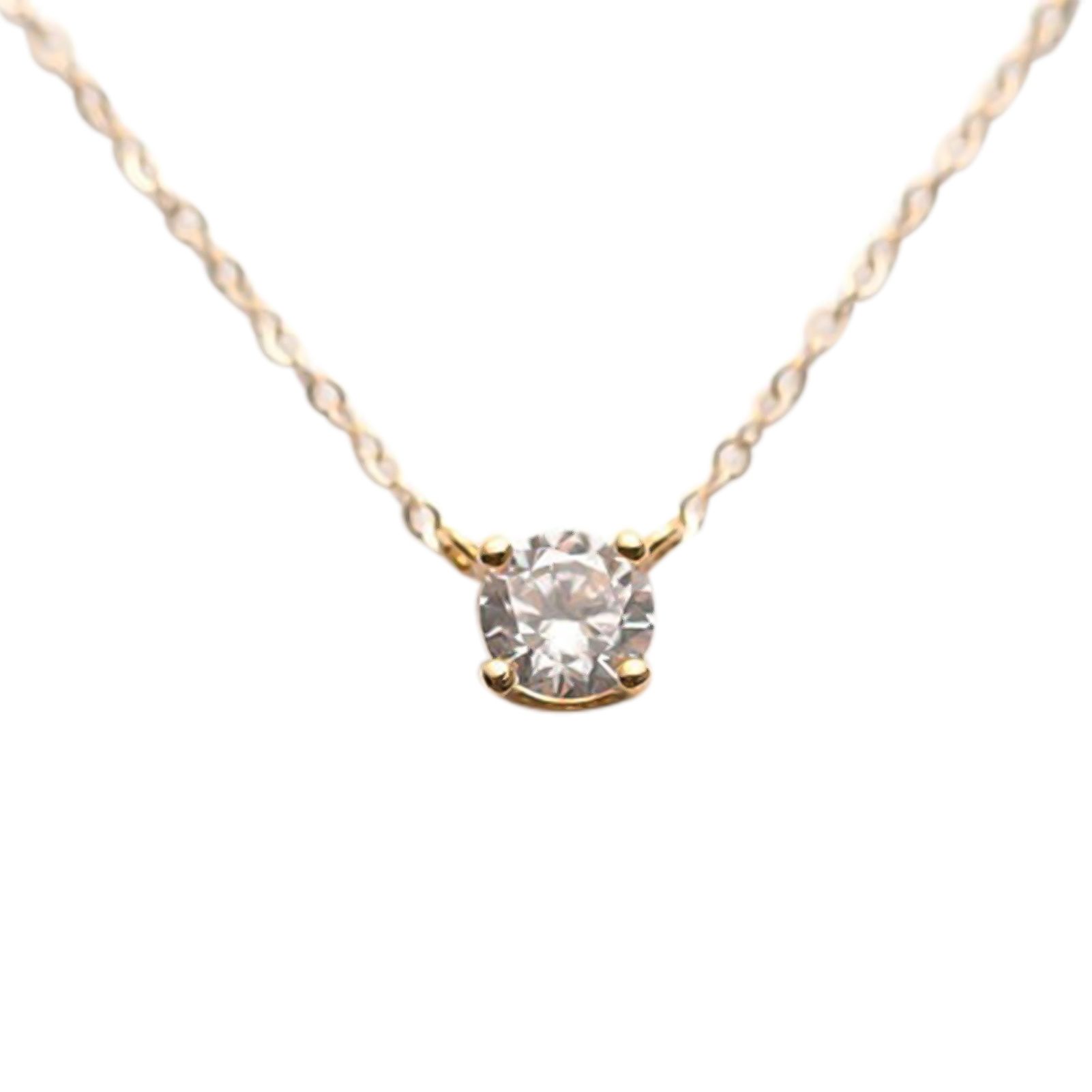 Neckle Polishing Cubic Zirconia Pendant Clavicle Neckle