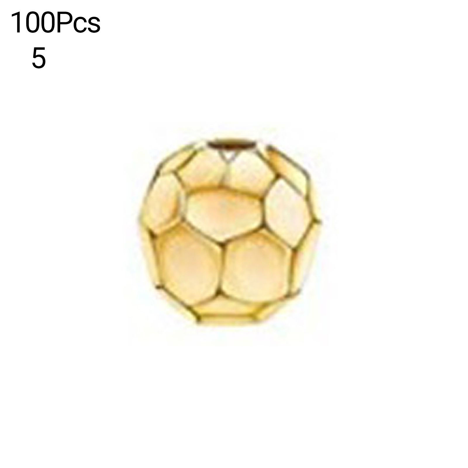 100Pcs/800Pcs Beads Multiple Styles Multifunctional Resin DIY Craft Round Beads for Home