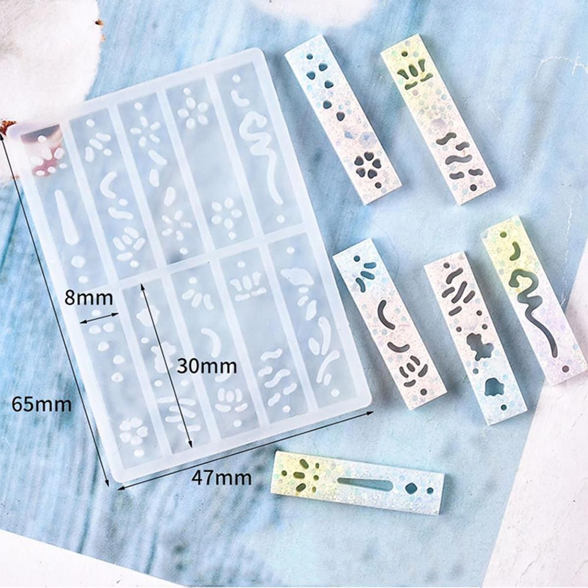 Pendant Resin Molds DIY Epoxy Resin Silicone Earring Molds For Jewerly Decoration
