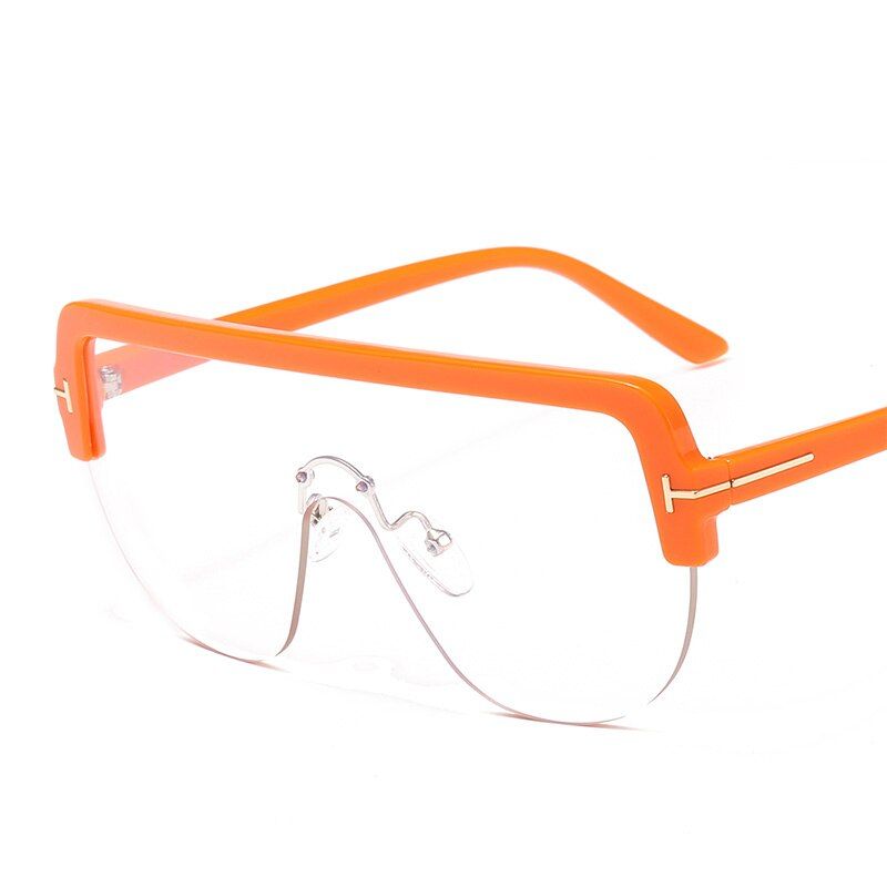 c9D&T Fashion Simple Goggle Style Sunglasses Multicolor Women Men Sunglasses Personality UV400 Cool Sunglasses For Male Female