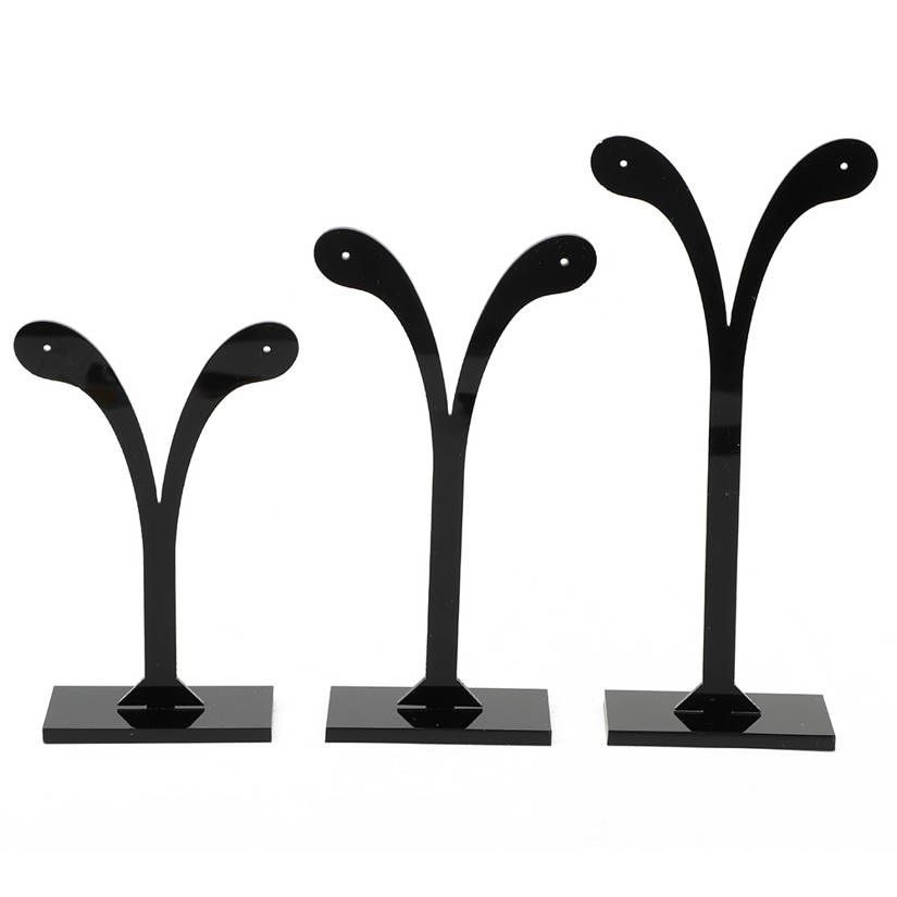 Three-Piece Earring Holder Display Stand Jewelry