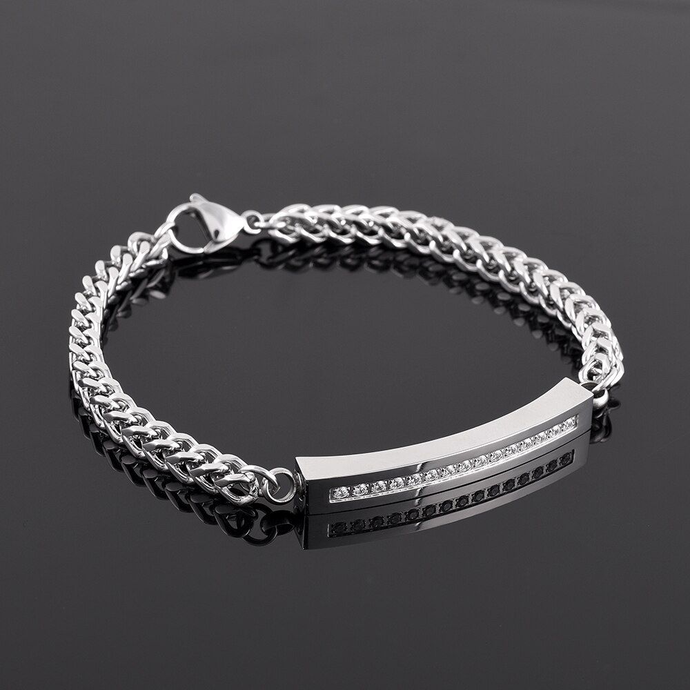 Cremation Bracelet for Ashes Stainless Steel Crystal Cube Cremation Urn Bracelet Memorial Ashes Holder Urn Keepsake Bangle