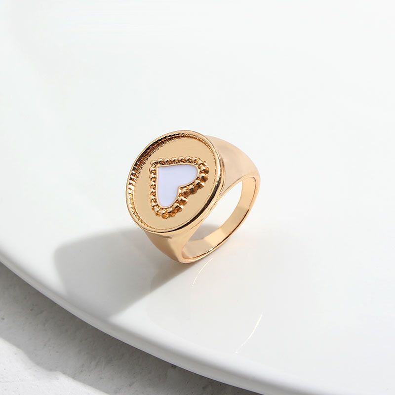 Flatfoosie Vintage Evil Eye Ring For Women Female Fashion Gold Color Steampunk Heart Midi Knuckle Ring Finger Accessories Size 8
