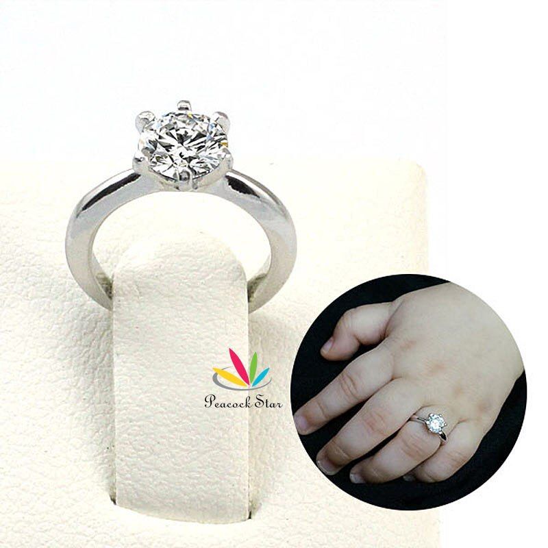 Peacock Star born Baby Gift Solid 925 Sterling Silver Ring (Precious Metal) Photo Prop CFR8206