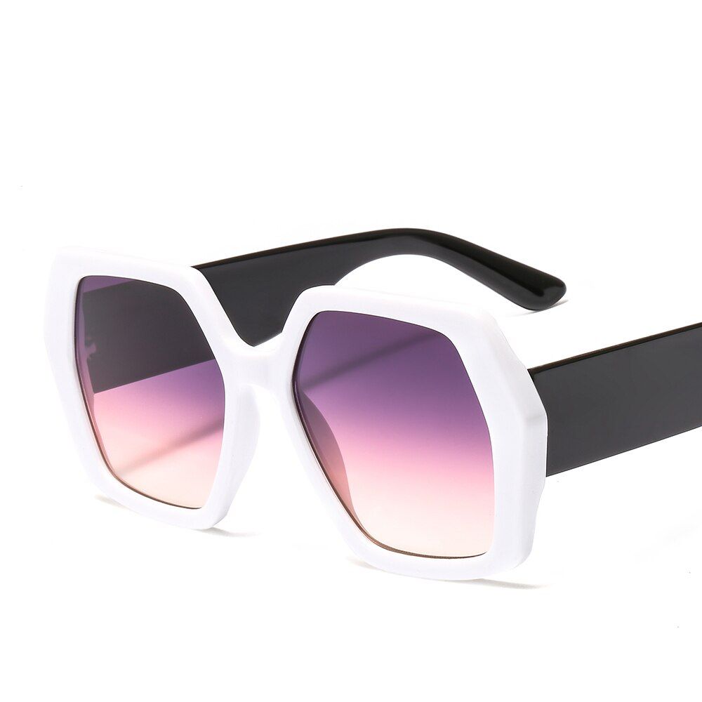 C7 grey yellow lensLongKeeper Oversized Sunglasses Women Brand Designer Luxury Big Frame Vintage Eyewear UV400 Gafas de sol 9044