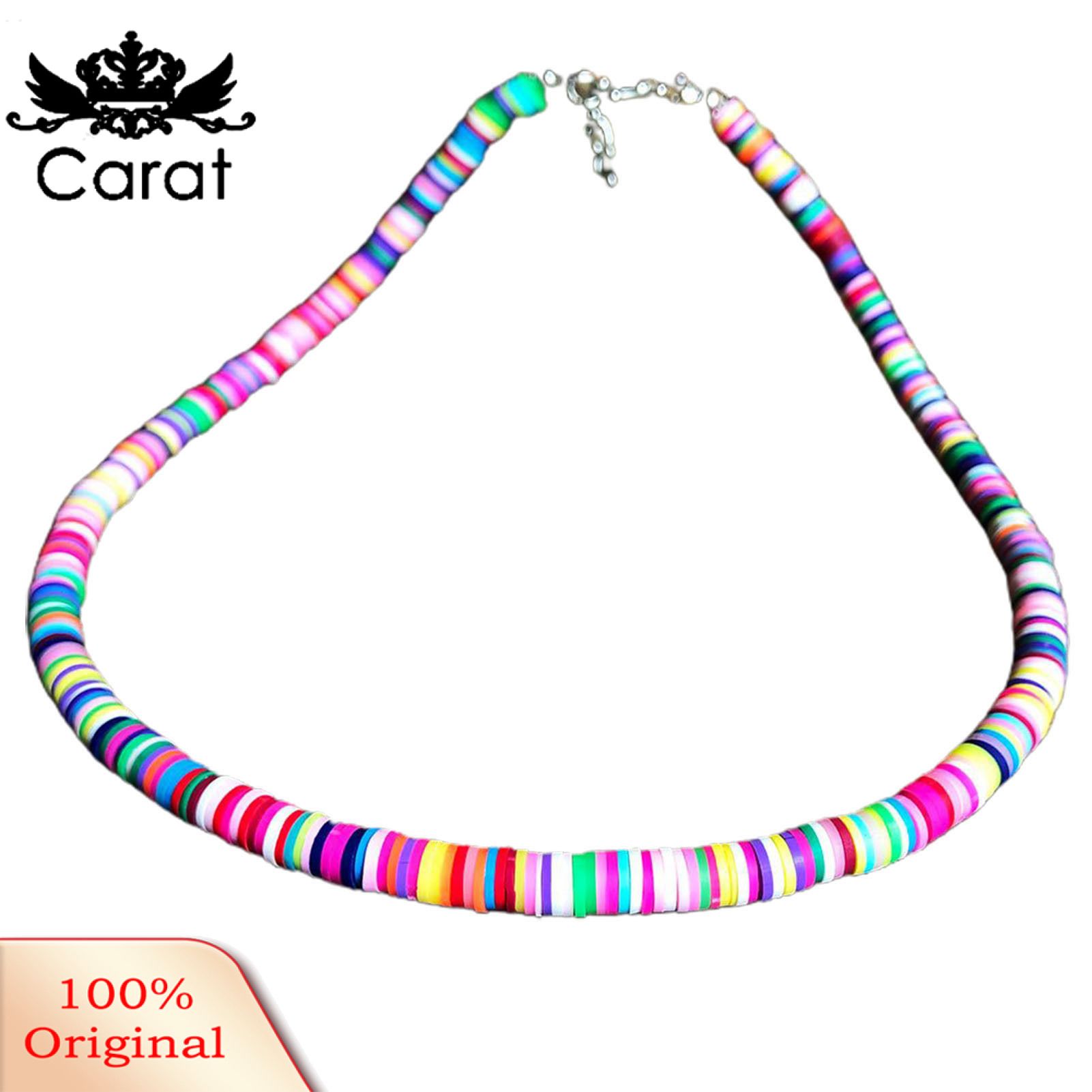 Choker Neckle Multicolor Beads Delicate Stkable Neckle