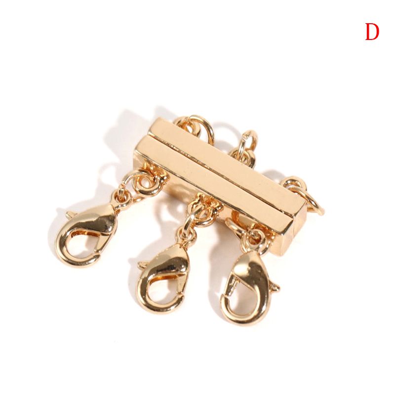 Layered Necklace Clasp Magnetic Jewelry Double Triple Clasps Separator