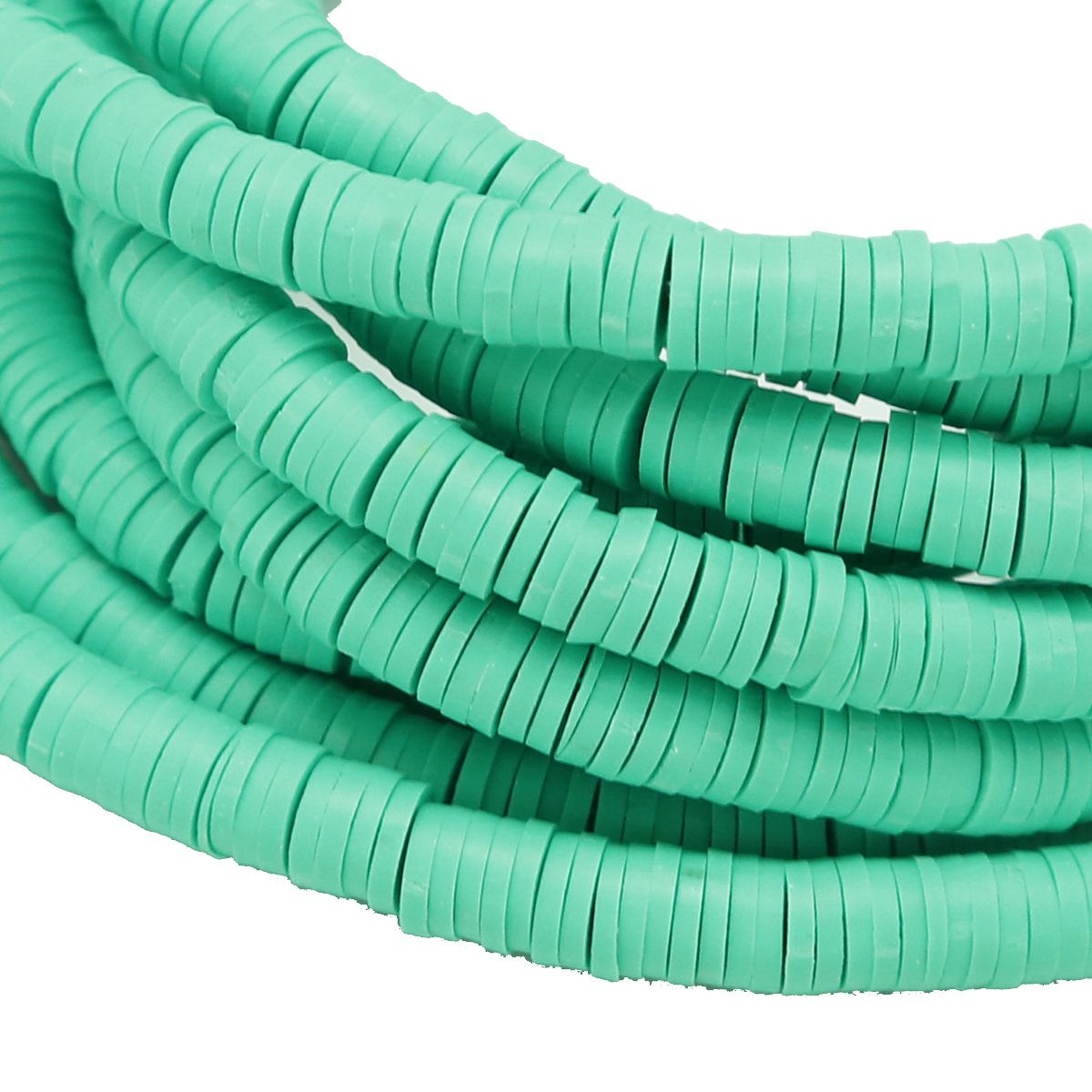 3/4/5/6mm Round Handmade Polymer Clay Chip Disk Loose Spacer Beads For DIY Jewelry Making